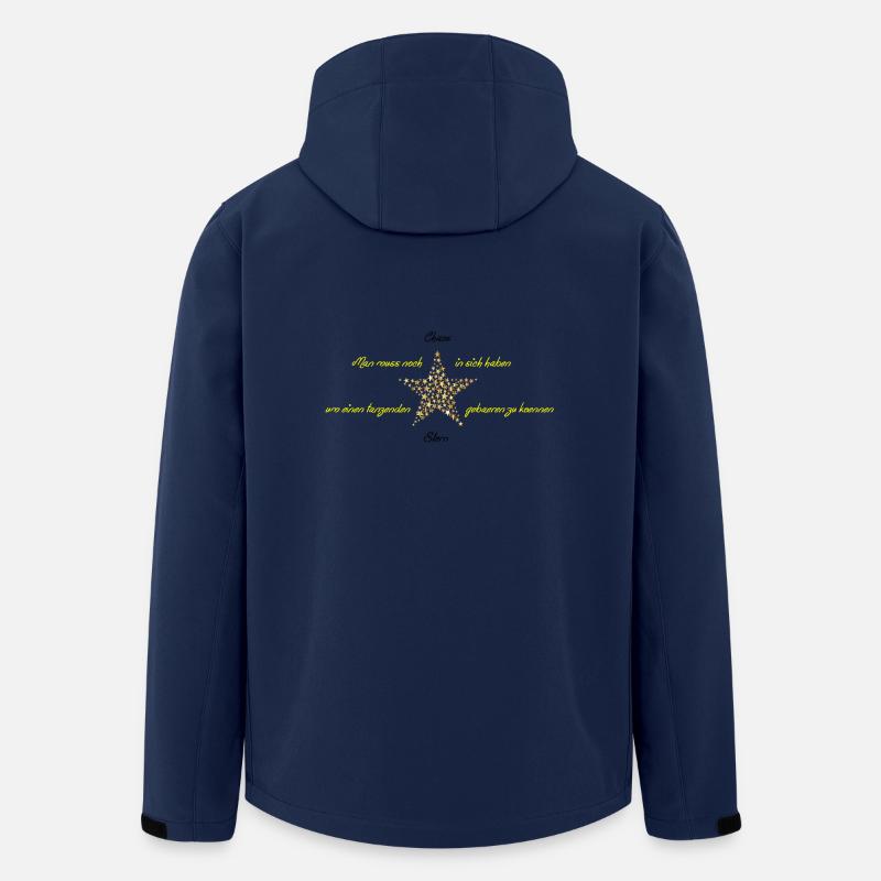 Dancing star - Men’s Recycled Softshell Jacket by Stanley/Stella - navy