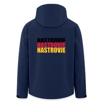 Nastrovje Allemagne Allemagne Fan Shirt - Veste softshell homme en polyester recyclé Stanley/Stella - marine - Dos - AI Model Male 185 light (185cm)