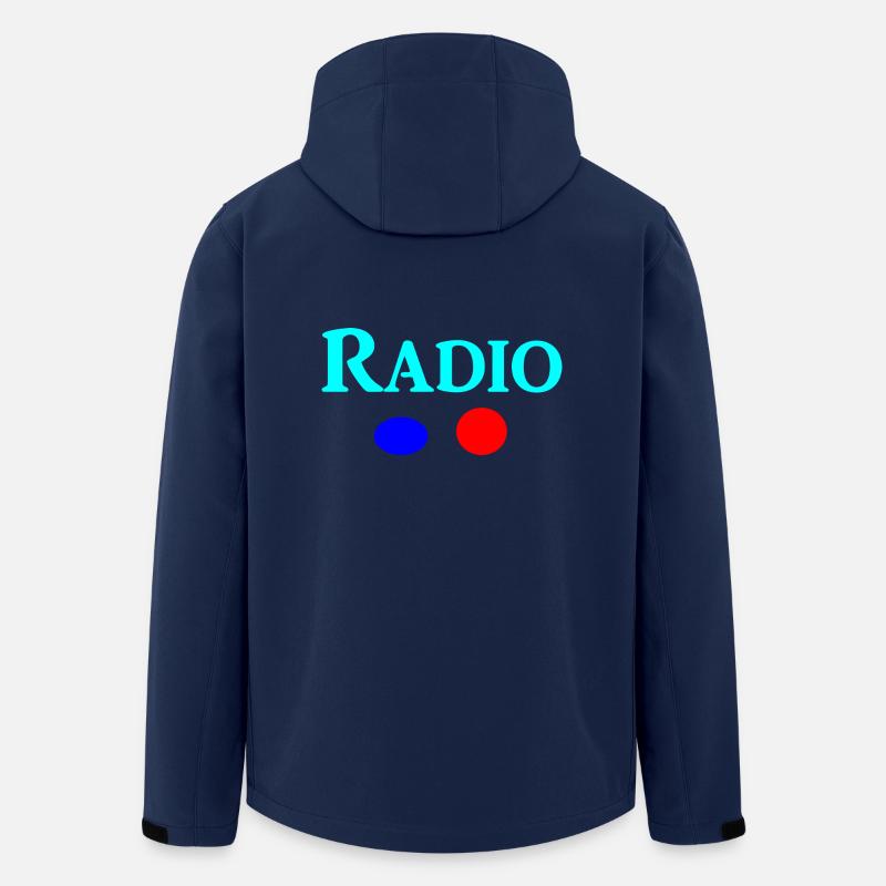 Radio - Recycelte Männer Softshell-Jacke von Stanley/Stella - Navy