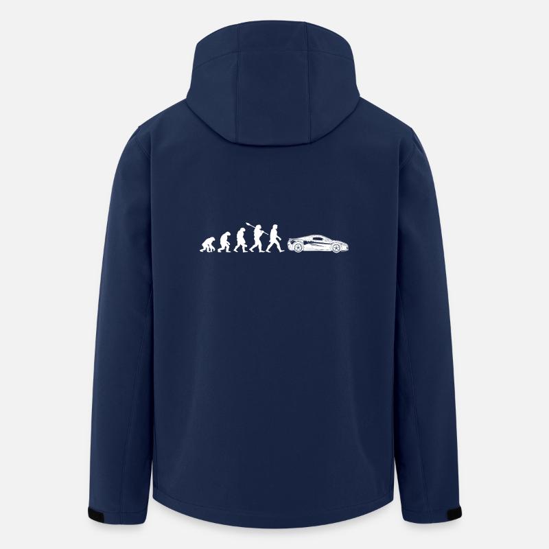Auto De Sport Evolution - Men’s Recycled Softshell Jacket by Stanley/Stella - navy
