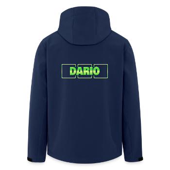 Gift idea Dario - Men’s Recycled Softshell Jacket by Stanley/Stella - navy - Back - AI Model Male 185 light (185cm)