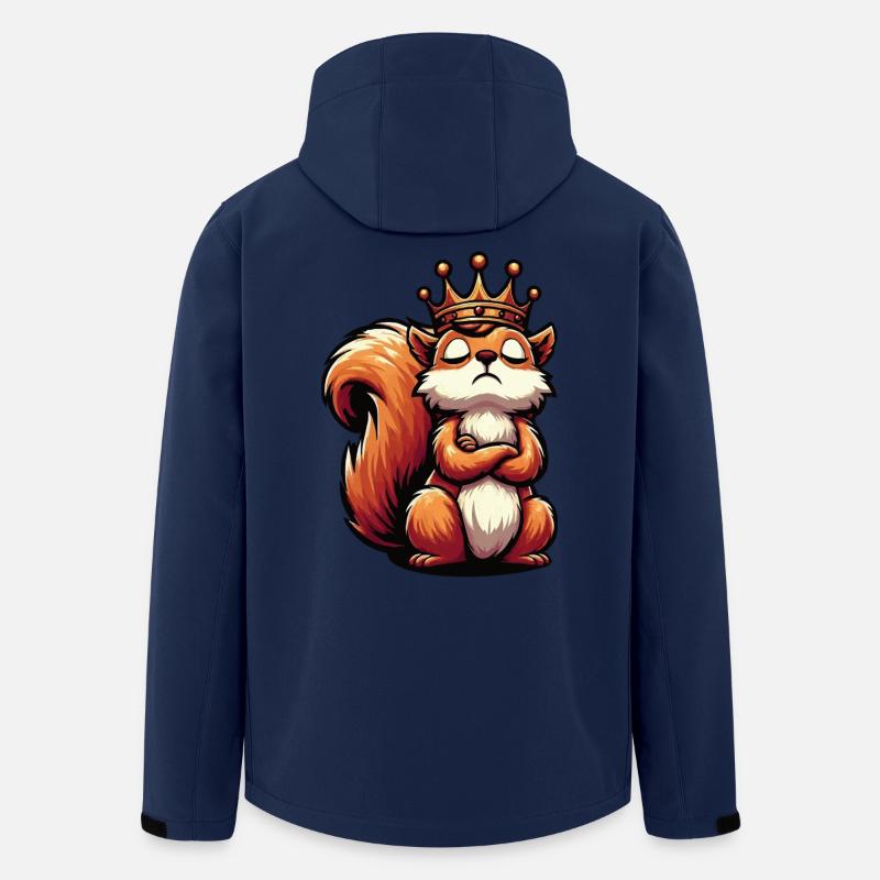 Squirrel Squirrel Squirrel Lover Rodent - Men’s Recycled Softshell Jacket by Stanley/Stella - navy