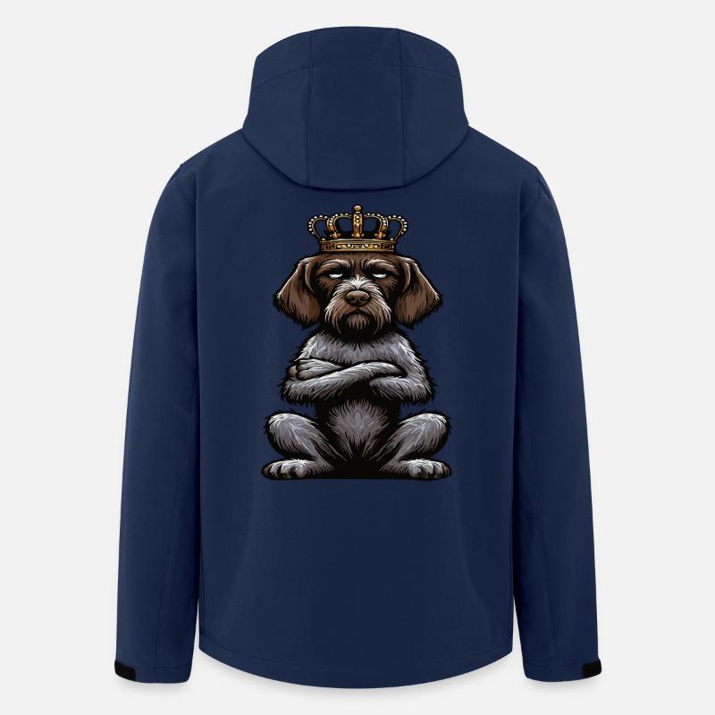 Deutsch Drahthaar Deutsch-Drahthaar Besitzer - Recycelte Männer Softshell-Jacke von Stanley/Stella - Navy