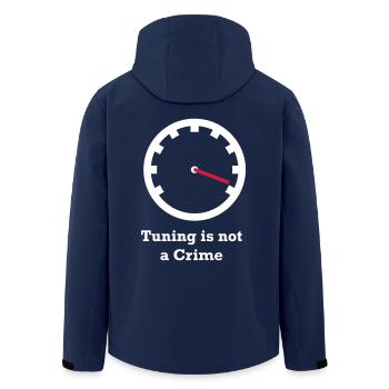 Tuning est pas un crime - Veste softshell homme en polyester recyclé Stanley/Stella - marine - Dos - AI Model Male 185 light (185cm)