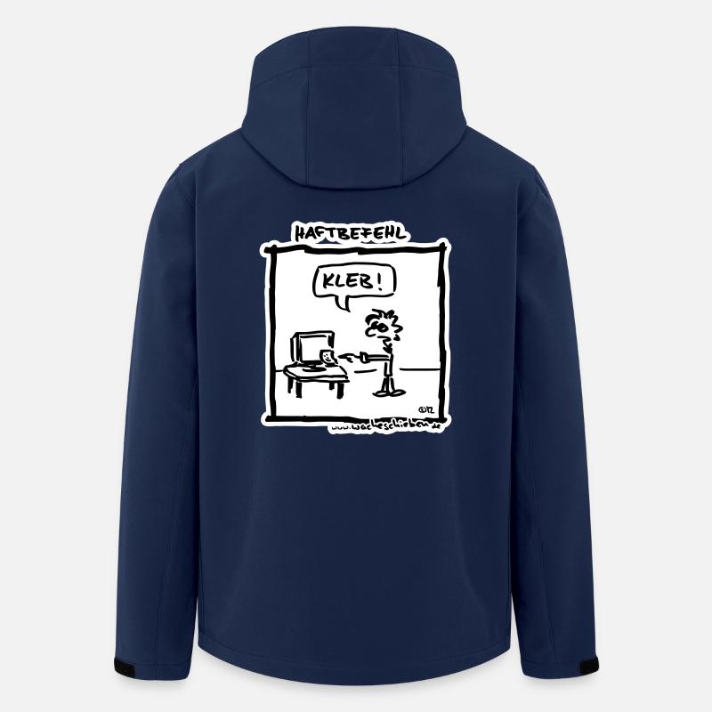 Haftbefehl - Recycelte Männer Softshell-Jacke von Stanley/Stella - Navy
