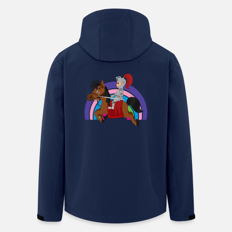 Ritter Knight - Recycelte Männer Softshell-Jacke von Stanley/Stella - Navy