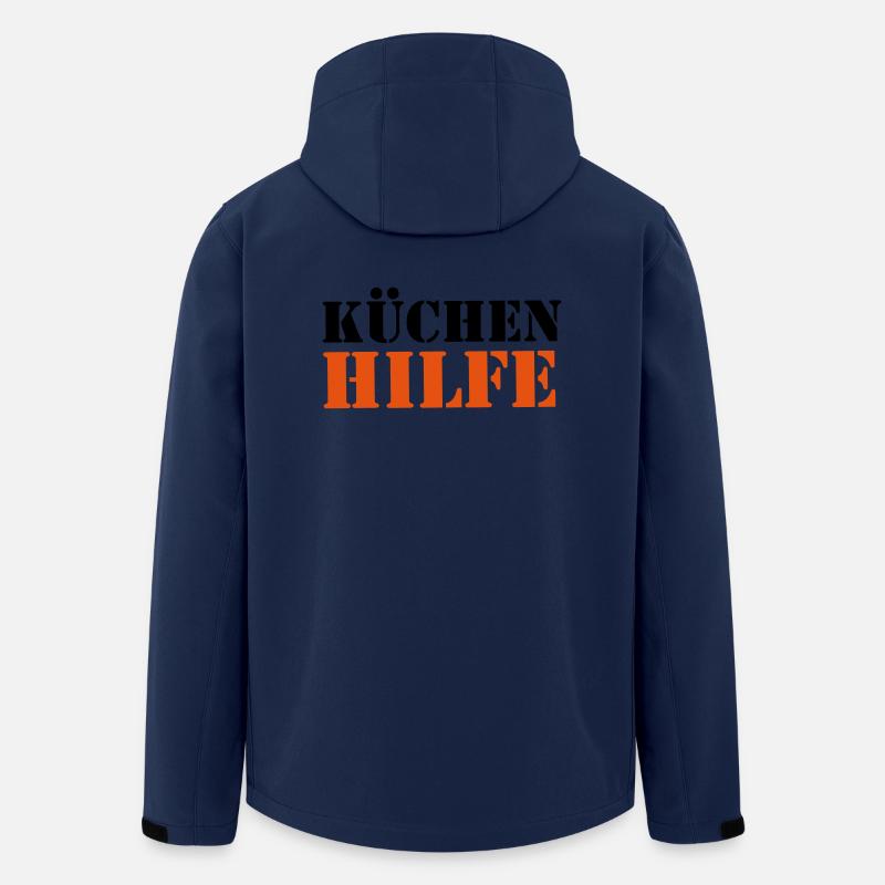 2541614 14760175 kuechenhilfe - Recycelte Männer Softshell-Jacke von Stanley/Stella - Navy