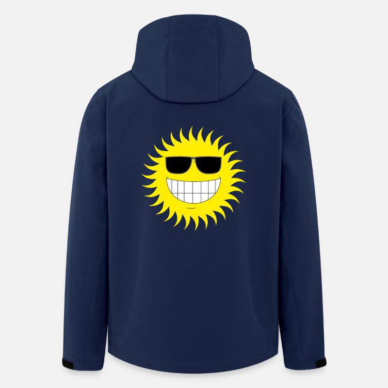 Sun - Men’s Recycled Softshell Jacket Discoverer by Stanley/Stella - navy