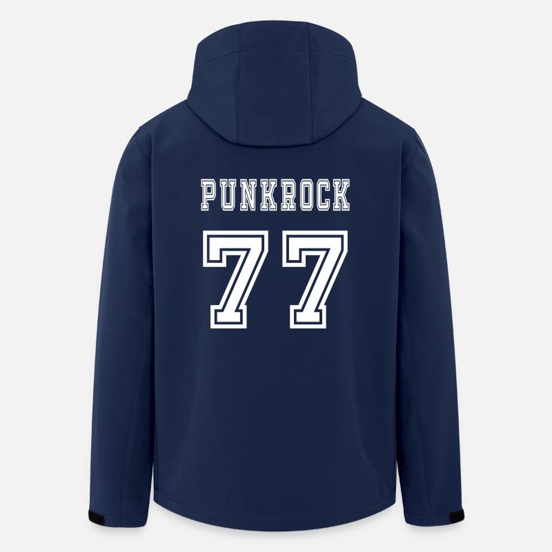 Punkrock 77 - Recycelte Männer Softshell-Jacke von Stanley/Stella - Navy