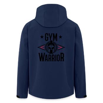 Gymnase Warrior Training Spartan - Veste softshell homme en polyester recyclé Stanley/Stella - marine - Dos - AI Model Male 185 light (185cm)