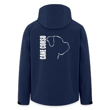 CANE CORSO PROFIL - Veste softshell homme en polyester recyclé Stanley/Stella - marine - Dos - AI Model Male 185 light (185cm)