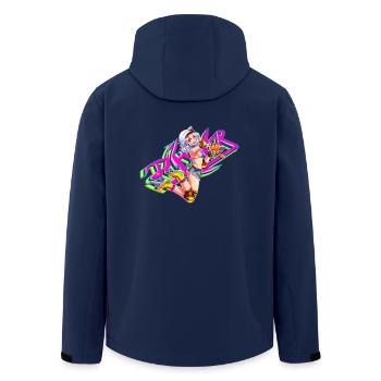 Roller skating - Veste softshell homme en polyester recyclé Stanley/Stella - marine - Dos - AI Model Male 185 light (185cm)