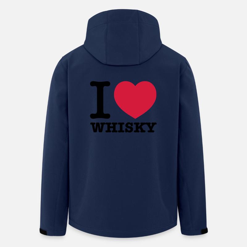 i love whisky - Recycelte Männer Softshell-Jacke von Stanley/Stella - Navy