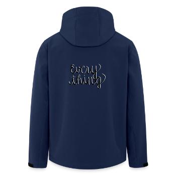 tout - Veste softshell homme en polyester recyclé Stanley/Stella - marine - Dos - AI Model Male 185 light (185cm)