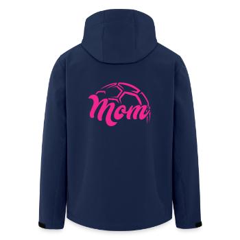 Soccer Mom Shirt - Men’s Recycled Softshell Jacket by Stanley/Stella - navy - Back - AI Model Male 185 light (185cm)