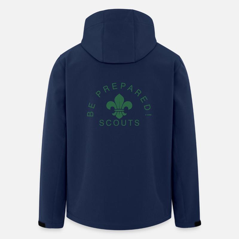 Scout, Scout, Wolfling, Rover, Gift - Men’s Recycled Softshell Jacket by Stanley/Stella - navy