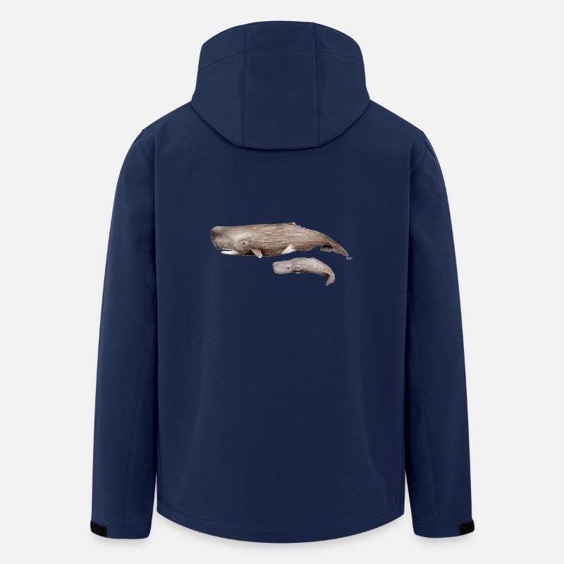 Cachalot - Pottwal - Pottwale - Recycelte Männer Softshell-Jacke von Stanley/Stella - Navy