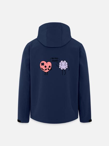 Lerne Herz - Recycelte Männer Softshell-Jacke von Stanley/Stella - Navy