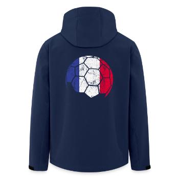 Ballon de football France Football - Veste softshell homme en polyester recyclé Stanley/Stella - marine - Dos - AI Model Male 185 light (185cm)