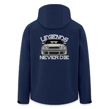 RS4 B5 legends never die - Recycelte Männer Softshell-Jacke von Stanley/Stella - Navy - Hinten - AI Model Male 185 light (185cm)