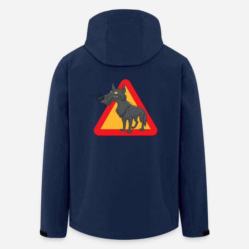 Wolf - Recycelte Männer Softshell-Jacke von Stanley/Stella - Navy