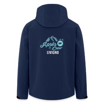 Apres Ski Crew Livigno T-Shirt - Recycelte Männer Softshell-Jacke von Stanley/Stella - Navy - Hinten - AI Model Male 185 light (185cm)