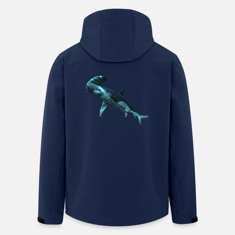 Haie - Recycelte Männer Softshell-Jacke von Stanley/Stella - Navy