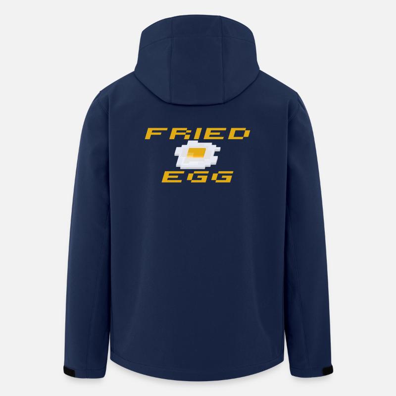SBDesigns - Spiegelei / Spiegelei - Recycelte Männer Softshell-Jacke von Stanley/Stella - Navy