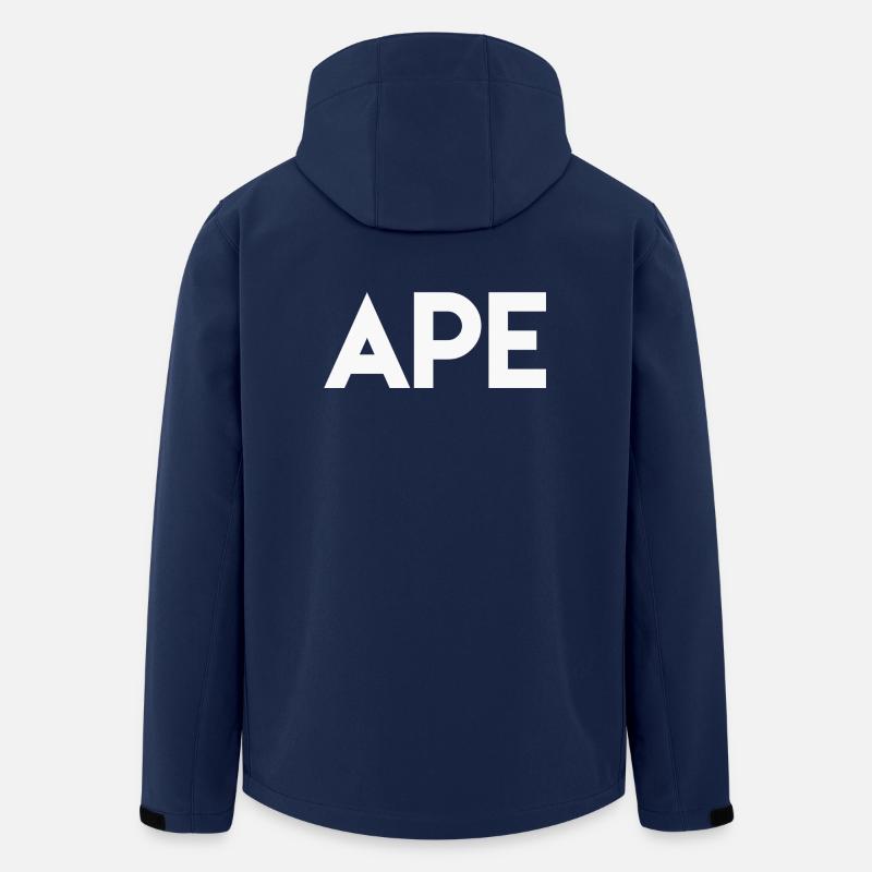 Ape - Recycelte Männer Softshell-Jacke von Stanley/Stella - Navy
