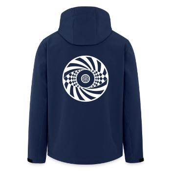 cycle de maïs 23 tekno - Veste softshell homme en polyester recyclé Stanley/Stella - marine - Dos - AI Model Male 185 light (185cm)