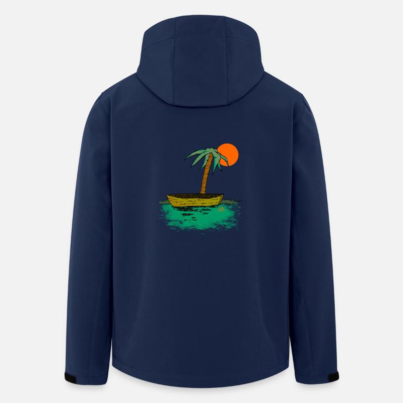 Emilia und Sonia - Recycelte Männer Softshell-Jacke von Stanley/Stella - Navy