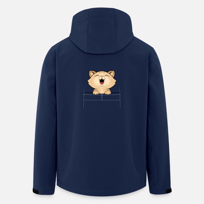 couleur chaton - Veste softshell homme en polyester recyclé Stanley/Stella - marine