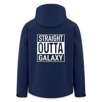 Tout droit OUTTA Galaxy - Veste softshell homme en polyester recyclé Stanley/Stella - marine - Dos - AI Model Male 185 light (185cm)