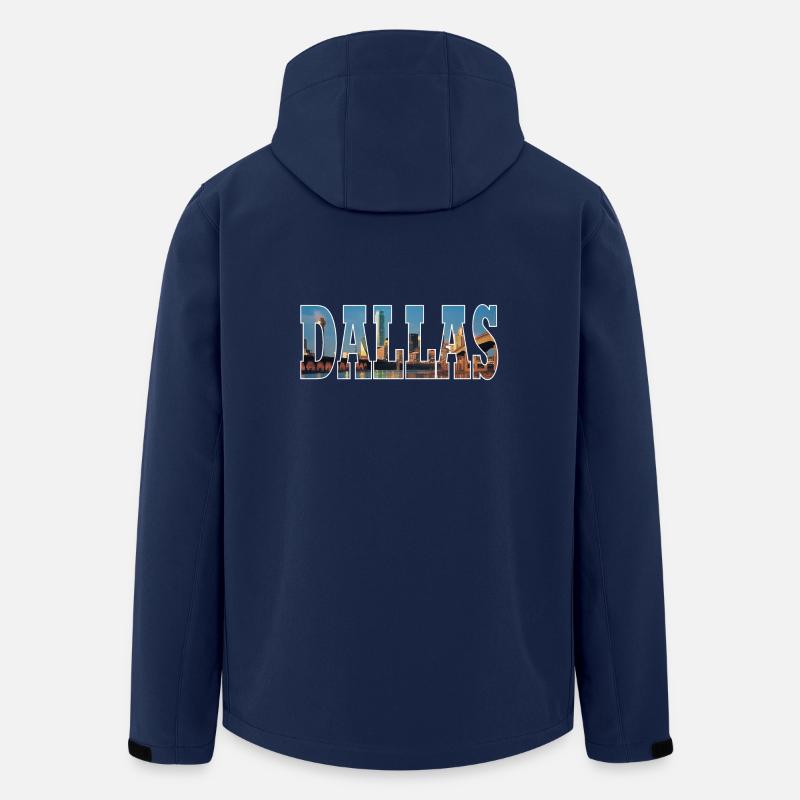 DALLAS USA - Recycelte Männer Softshell-Jacke von Stanley/Stella - Navy