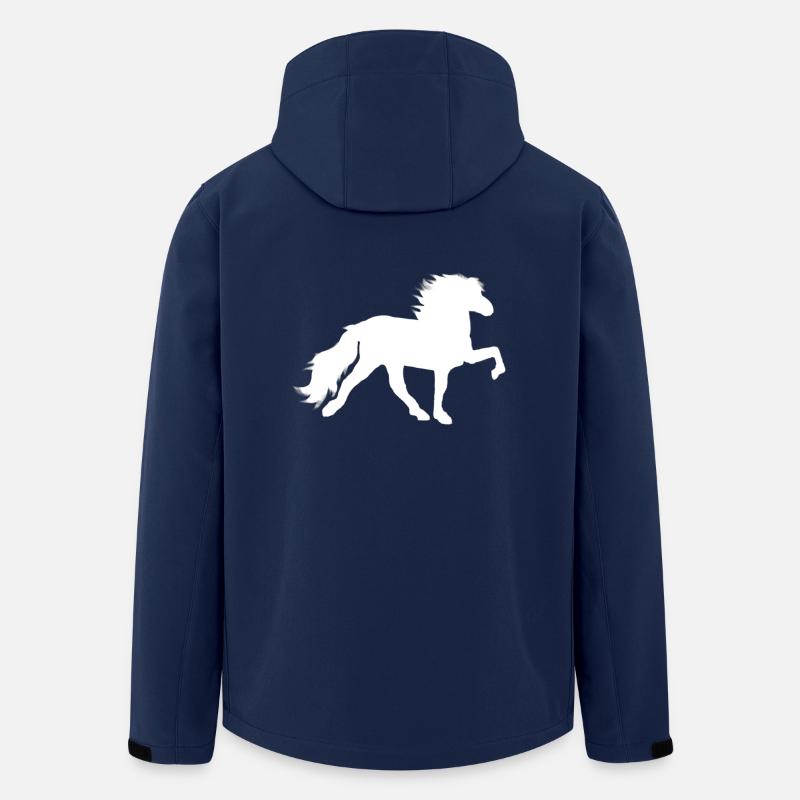 Tölter weiß - Recycelte Männer Softshell-Jacke von Stanley/Stella - Navy