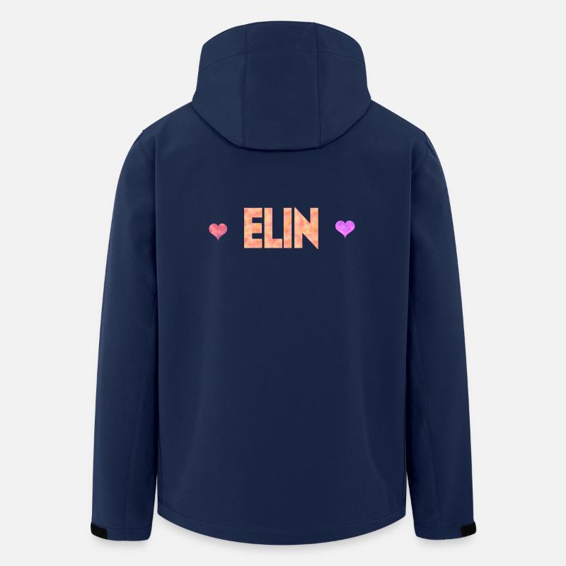 Elin - Recycelte Männer Softshell-Jacke von Stanley/Stella - Navy