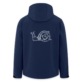 Nacktschnecke cadeau enfants Reptile - Veste softshell homme en polyester recyclé Stanley/Stella - marine - Dos - AI Model Male 185 light (185cm)