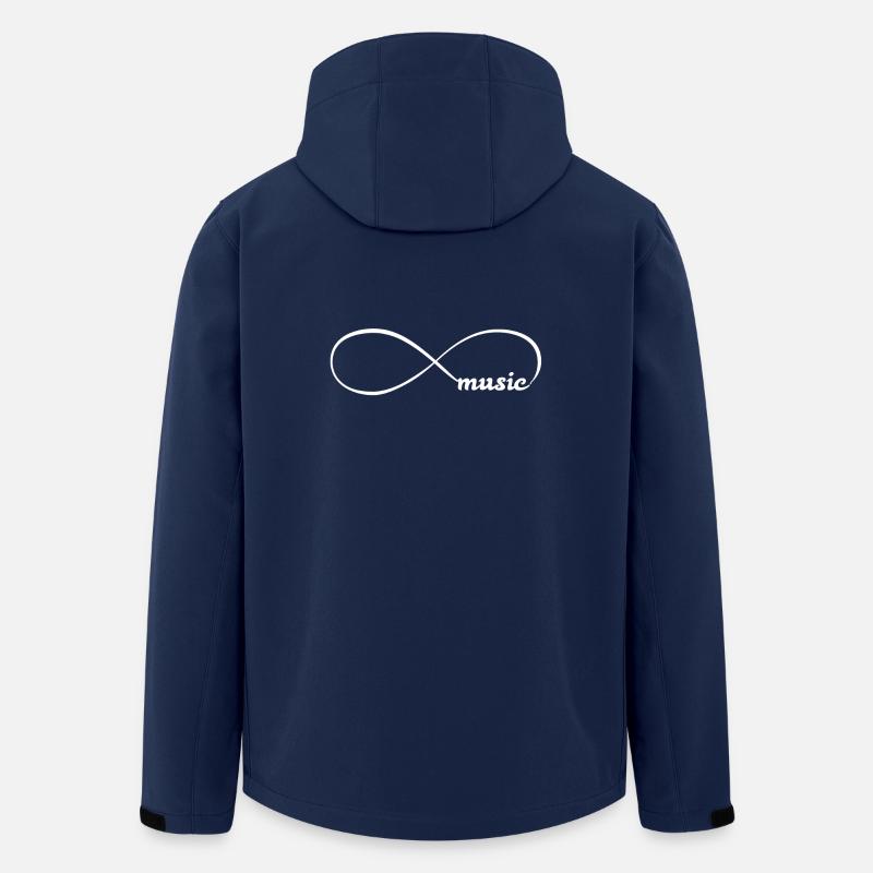 Music forever - Men’s Recycled Softshell Jacket by Stanley/Stella - navy