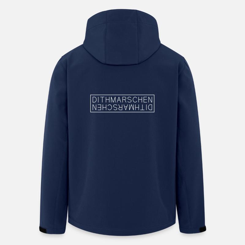 Dithmarschen - Recycelte Männer Softshell-Jacke von Stanley/Stella - Navy