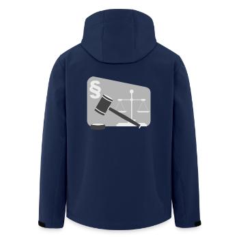Lawyer Lawyer Judge Judge Law Justi - Men’s Recycled Softshell Jacket by Stanley/Stella - navy - Back - AI Model Male 185 light (185cm)
