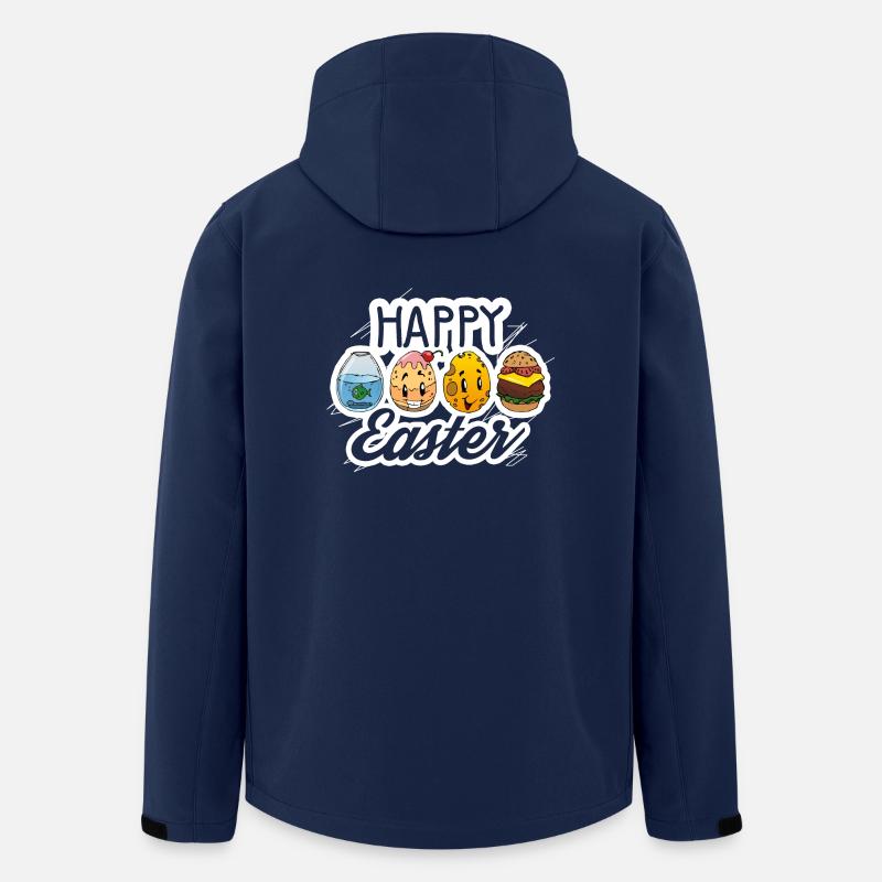 Osterei Lustig Ostern - Recycelte Männer Softshell-Jacke von Stanley/Stella - Navy