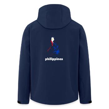 Philippinen philippines Urlaub - Recycelte Männer Softshell-Jacke von Stanley/Stella - Navy - Hinten - AI Model Male 185 light (185cm)