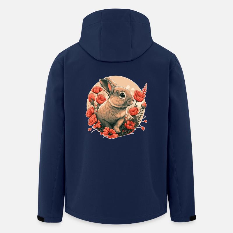 Hase - Recycelte Männer Softshell-Jacke von Stanley/Stella - Navy