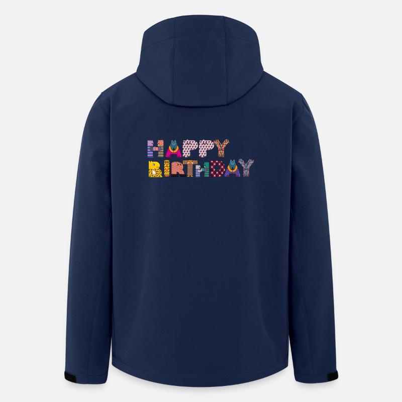 happy birthday - Recycelte Männer Softshell-Jacke von Stanley/Stella - Navy