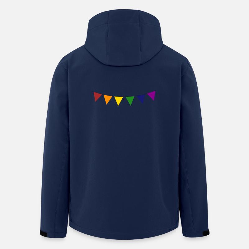 Girlande - Recycelte Männer Softshell-Jacke von Stanley/Stella - Navy