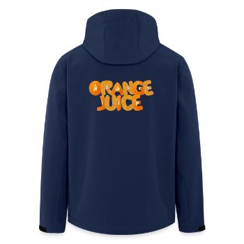 Jus d'orange - Veste softshell homme en polyester recyclé Stanley/Stella - marine - Dos - AI Model Male 185 light (185cm)