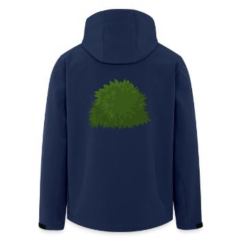 strauecher buesche shrubbery garten garden plants5 - Recycelte Männer Softshell-Jacke von Stanley/Stella - Navy - Hinten - AI Model Male 185 light (185cm)