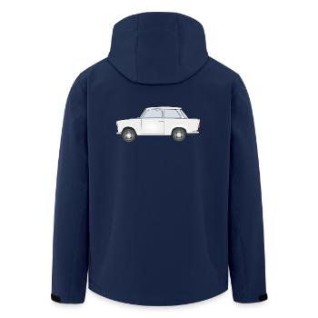Trabi - Men’s Recycled Softshell Jacket by Stanley/Stella - navy - Back - AI Model Male 185 light (185cm)