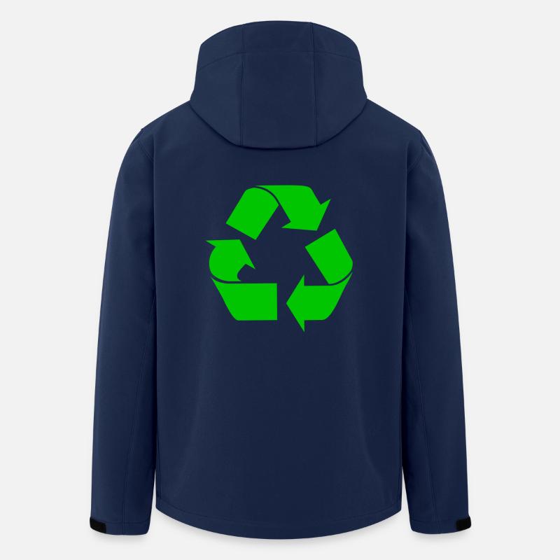 Recycling - Recycelte Männer Softshell-Jacke von Stanley/Stella - Navy