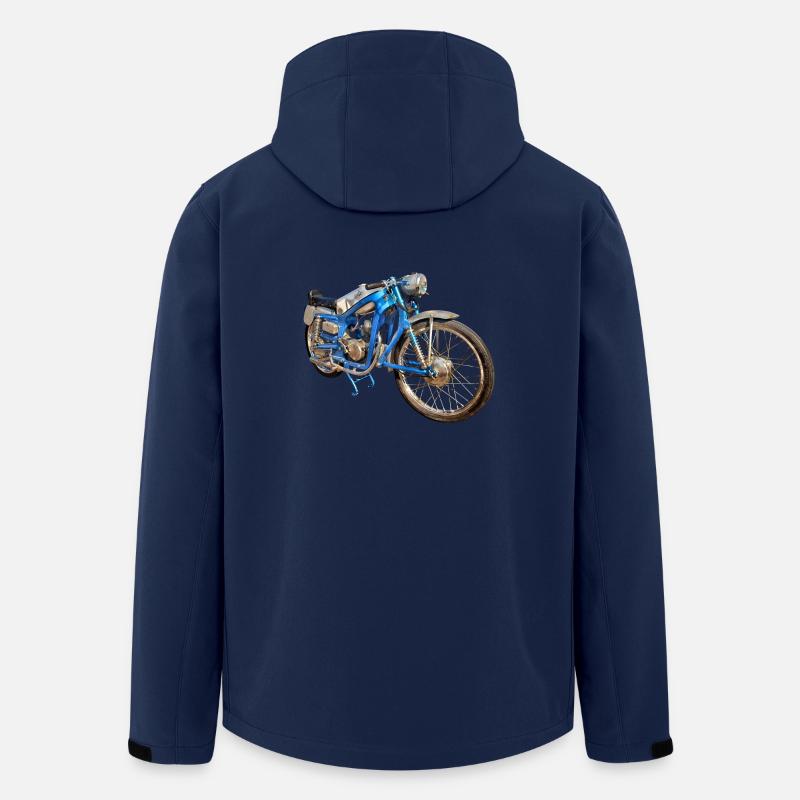 Motorrad - Recycelte Männer Softshell-Jacke von Stanley/Stella - Navy